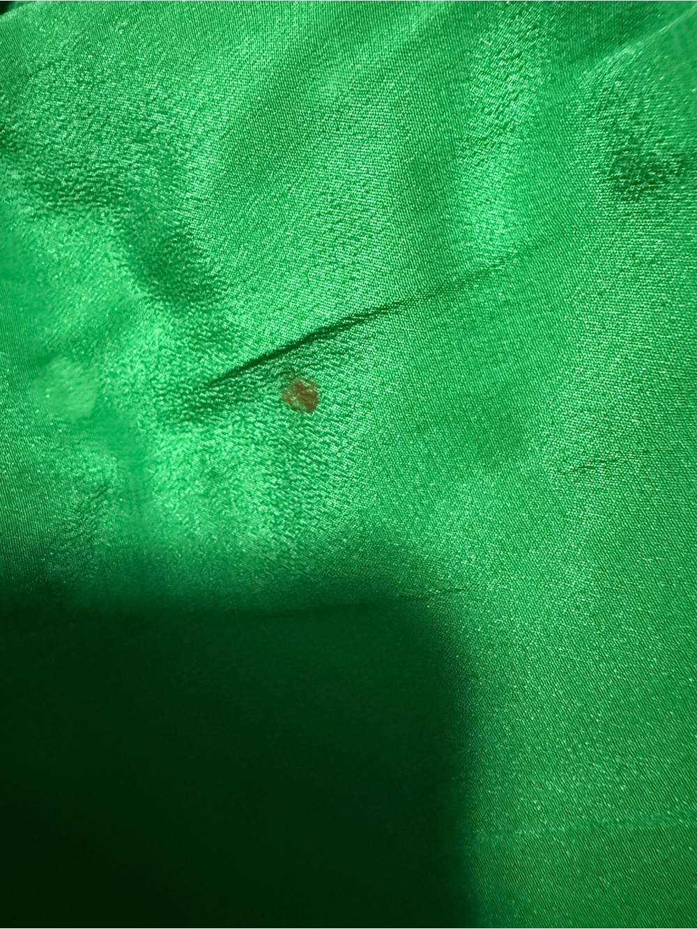 Lilly Pulitzer Emerald Green Smocked Yoke Long-Sleeve Blouse #83 - Picture 6 of 6